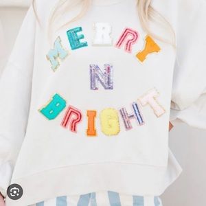 Judith March Christmas merry and bright Sweatshirt small